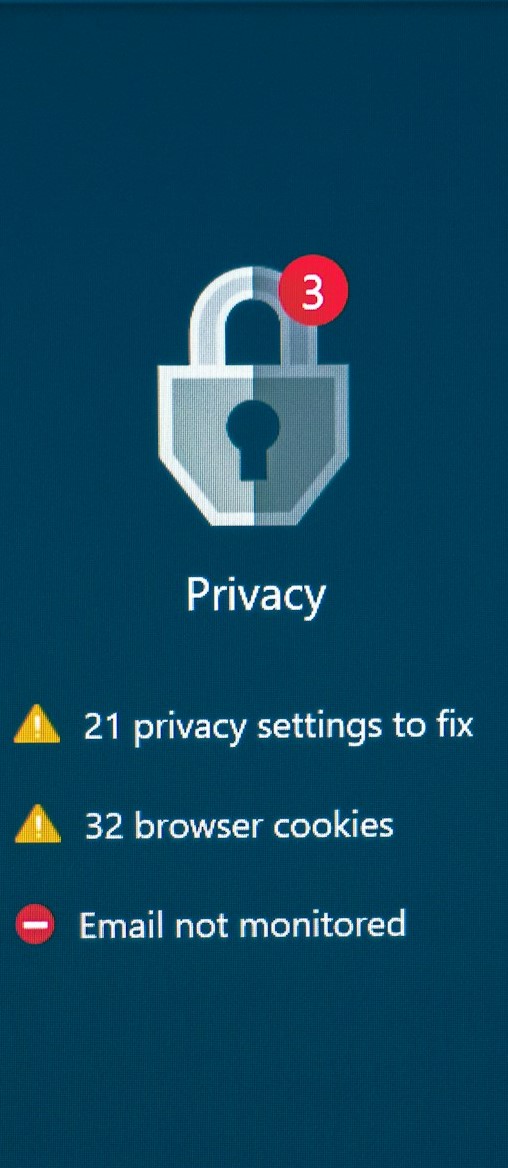 Computer security warning